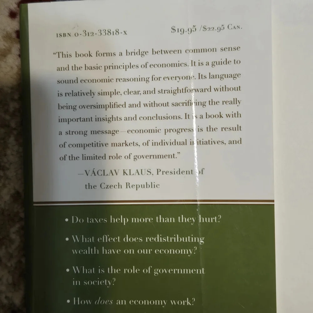 Common Sense Economics : What Everyone Should Know about Wealth James Gwartney